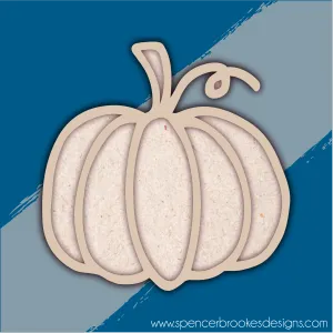 MDF Layered Detail Pumpkin Shape