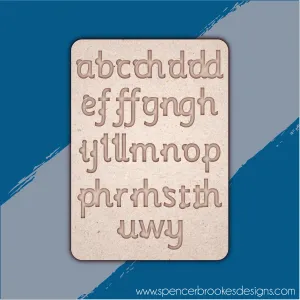 MDF Welsh Alphabet Puzzle - Lowercase