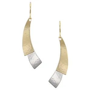 Medium Layered Arcs Wire Earrings