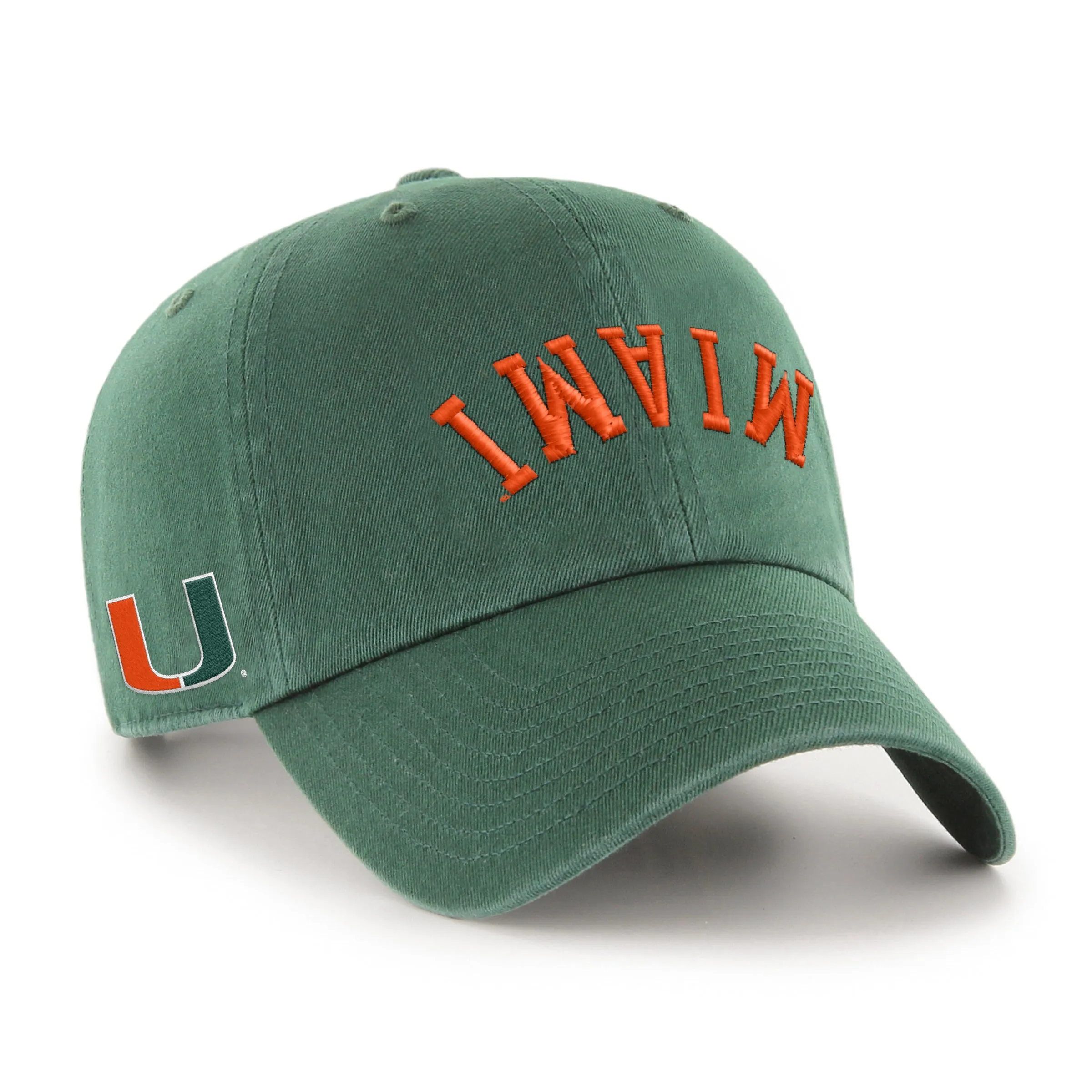 MIAMI HURRICANES UPSIDE DOWN '47 CLEAN UP