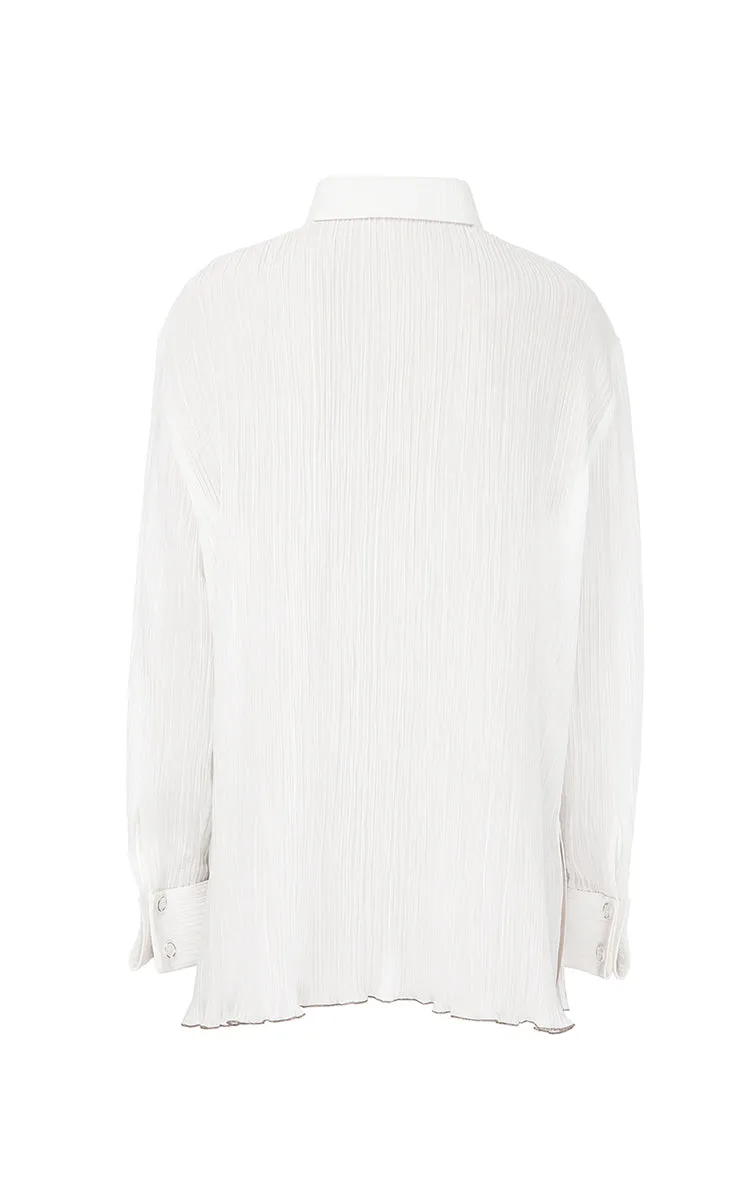 Milk Frilled Shirt