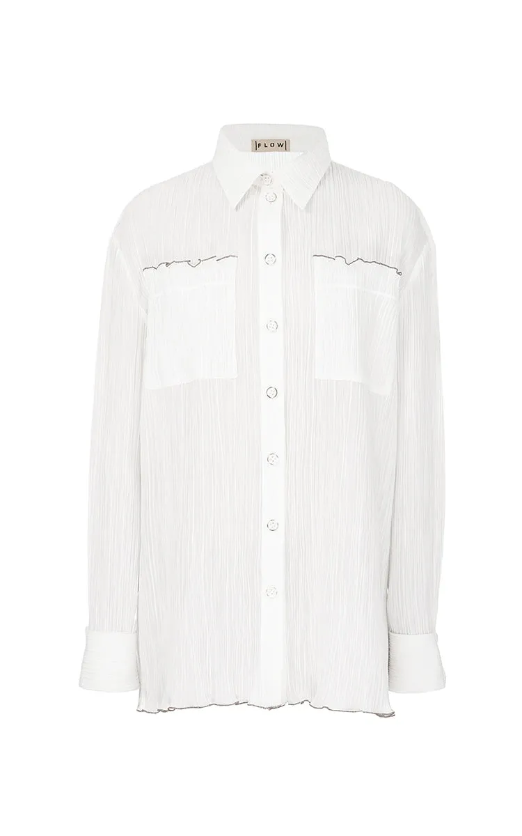 Milk Frilled Shirt