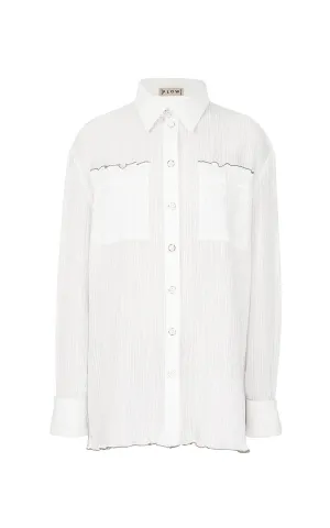 Milk Frilled Shirt