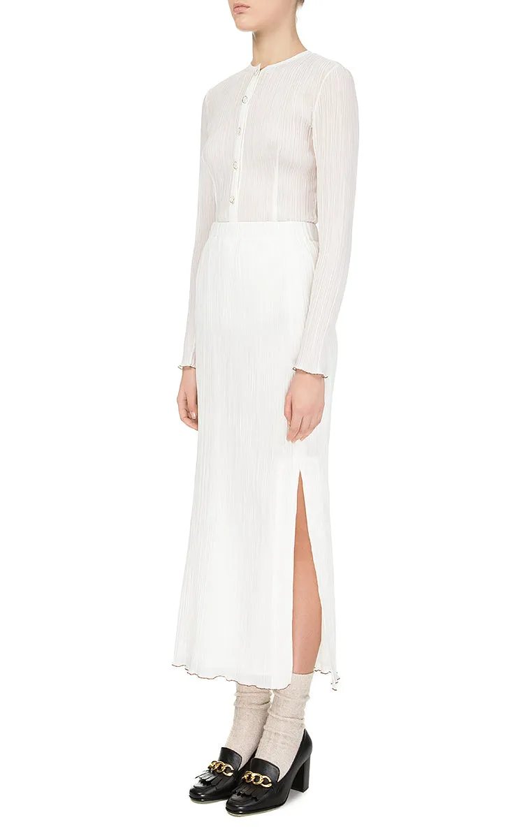 Milk Frilled Skirt