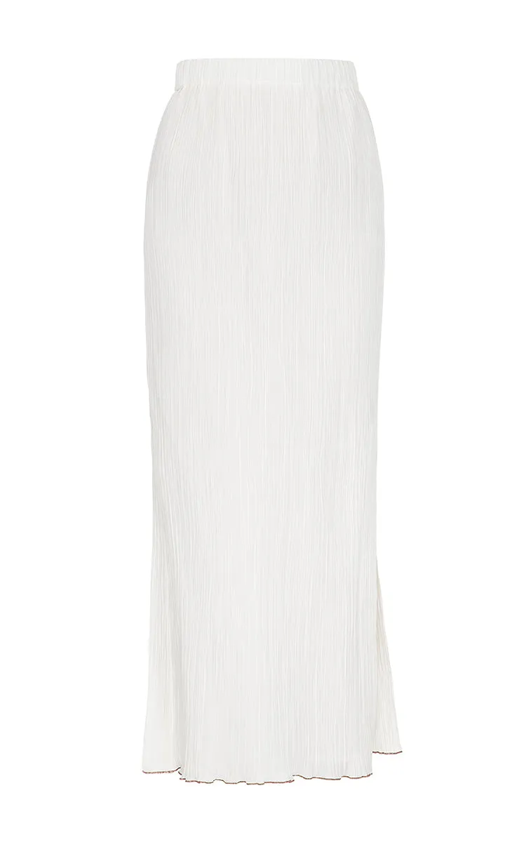 Milk Frilled Skirt