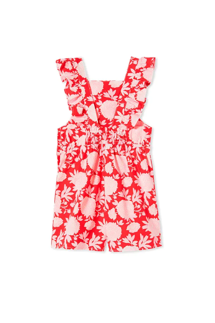 Milky |  Raspberry Playsuit |  Sizes 2-7