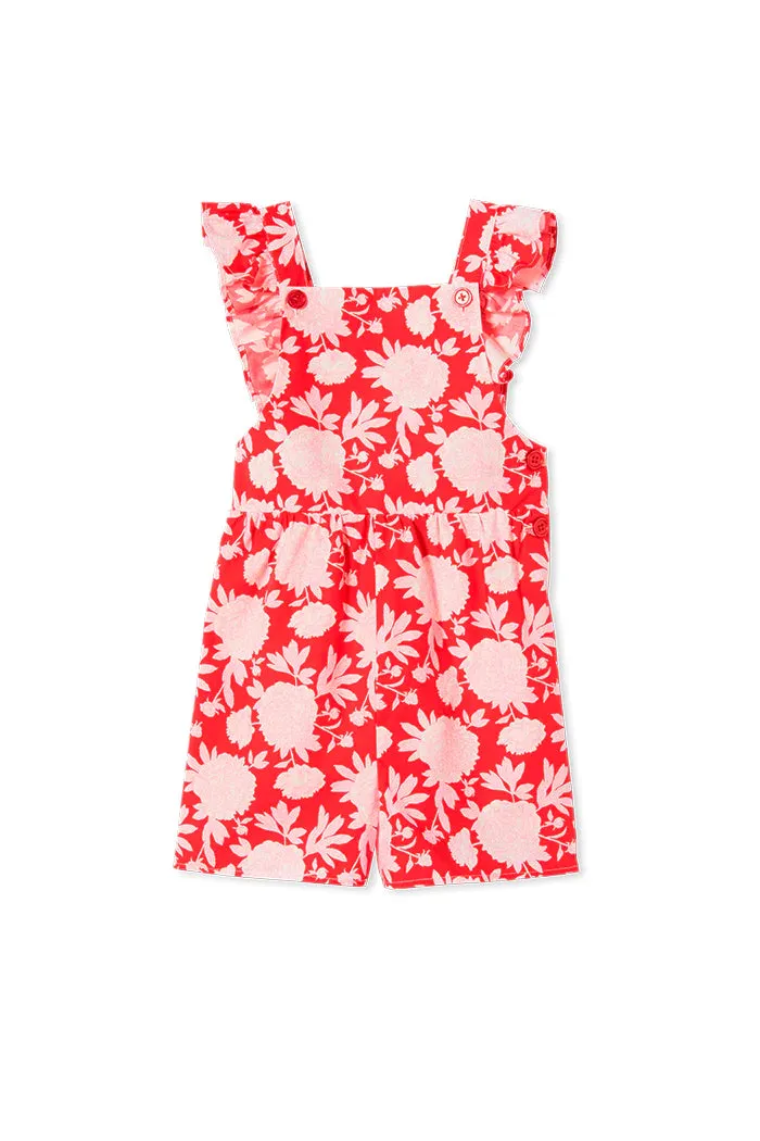 Milky |  Raspberry Playsuit |  Sizes 8-12