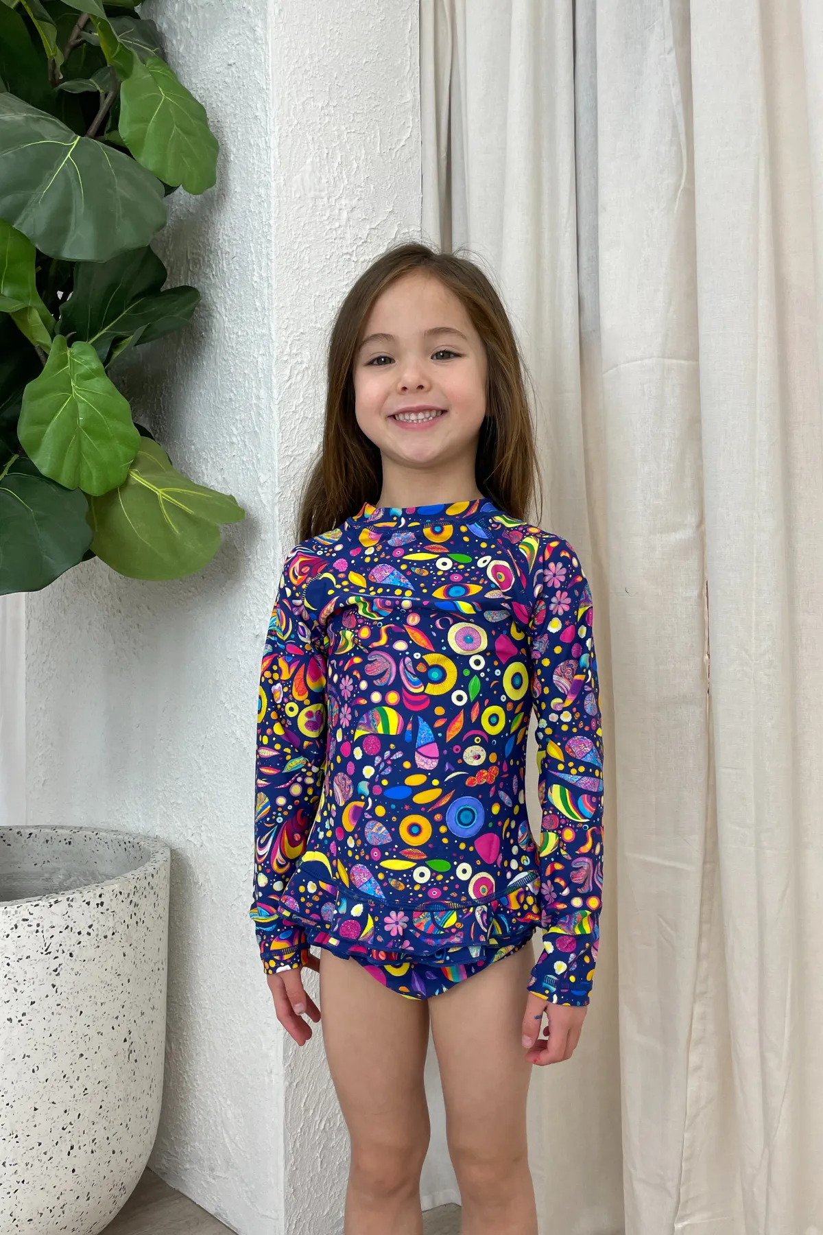 Mini Annie Rashie Set 02 Final Sale - Paisley Galaxy Dark