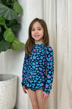 Mini Annie Rashie Set 02 Final Sale - Star Field Leopard