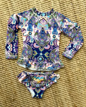 Mini Annie Rashie Set 02 - Peacock Swirls