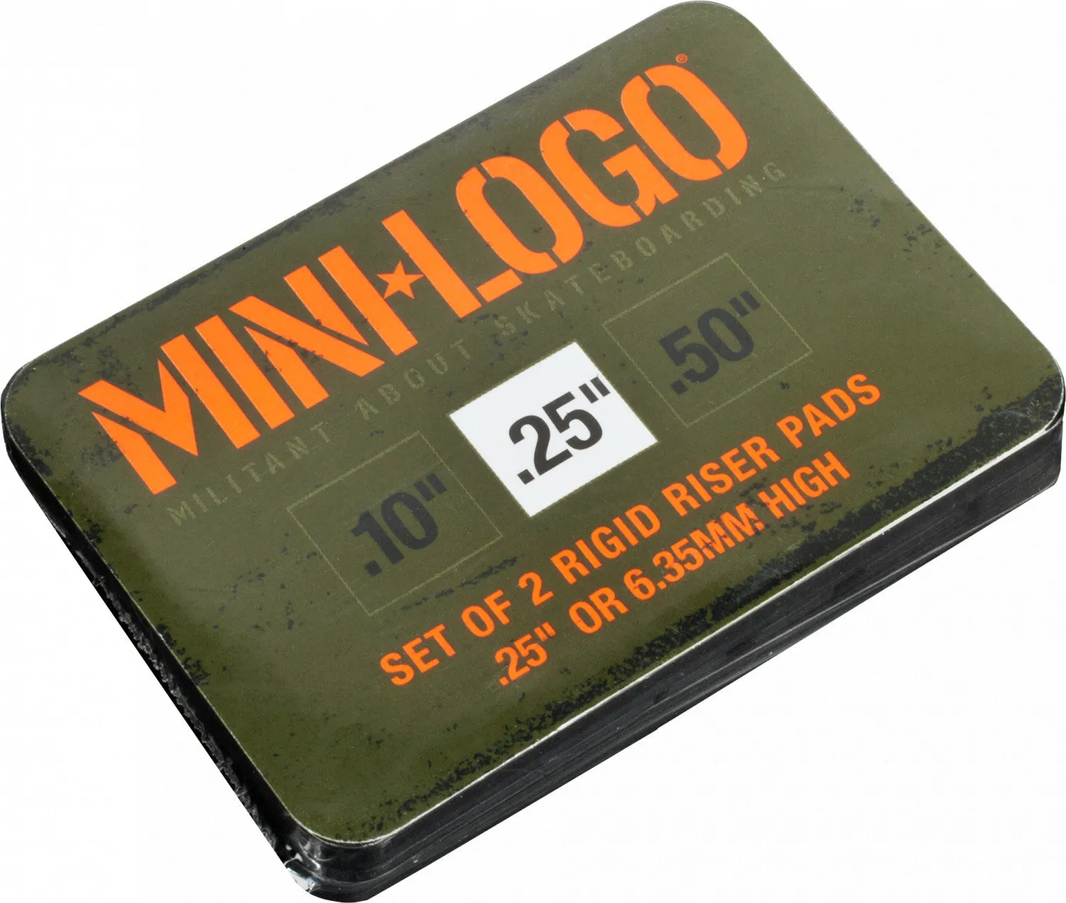Mini Logo .25" Rigid Riser 2pk