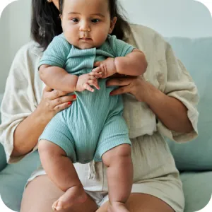Mint Ribbed Shortie Romper