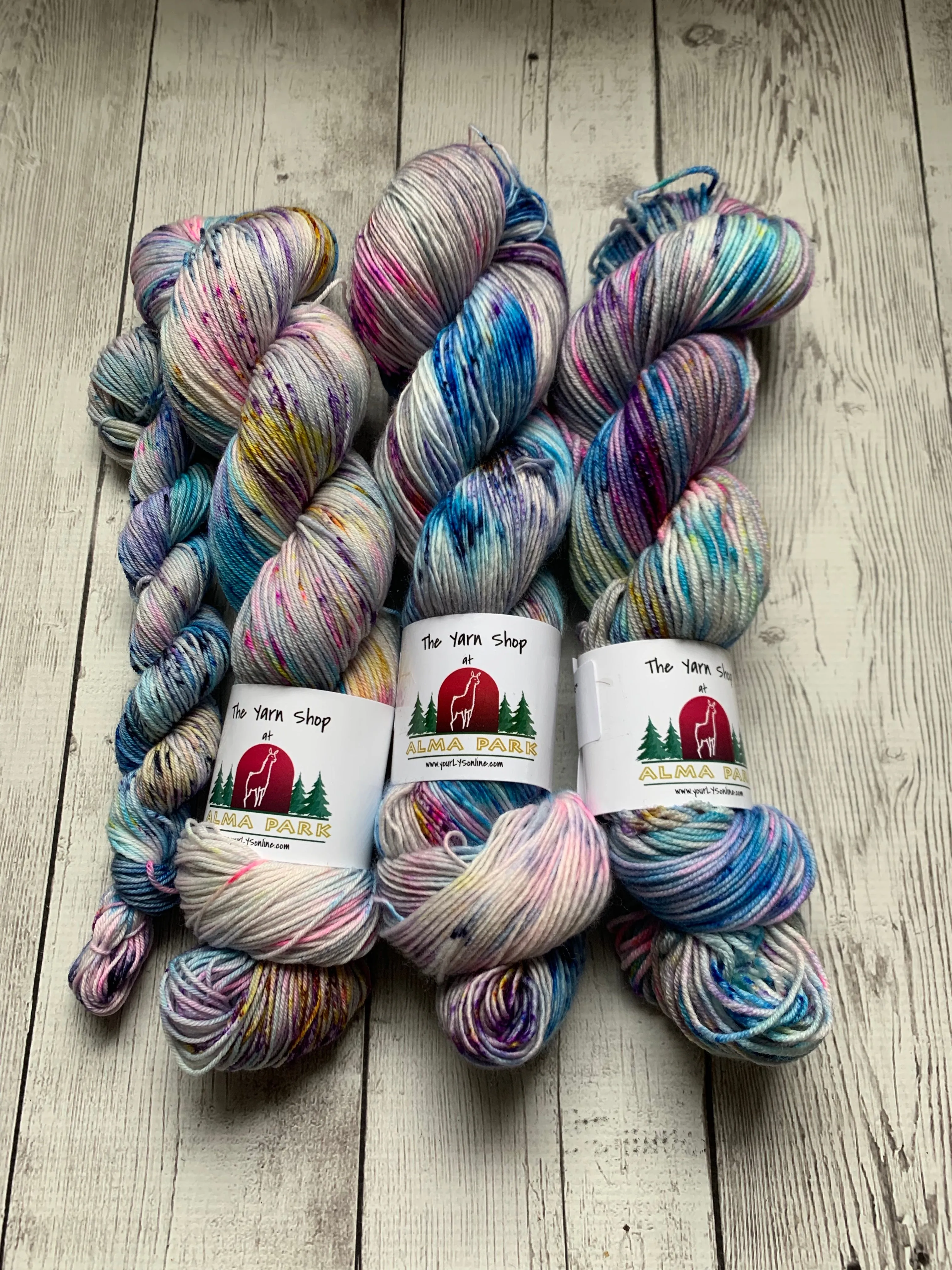 MISTY MORNING SUNRISE™ -  Hand Paint Speckled  - Multiple Weights - RTS