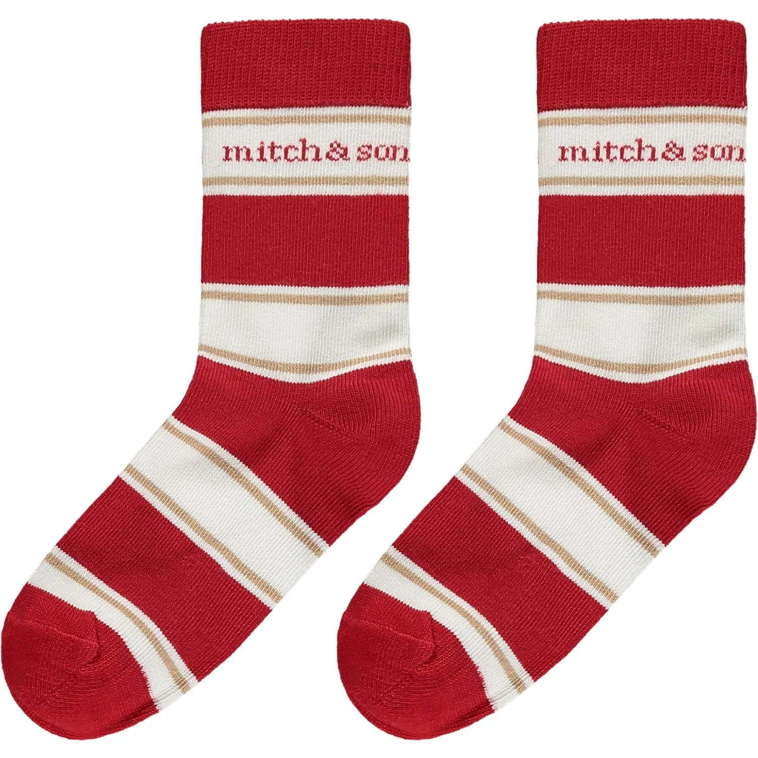 MITCH & SON - Oswald 2 Pack Socks - Red
