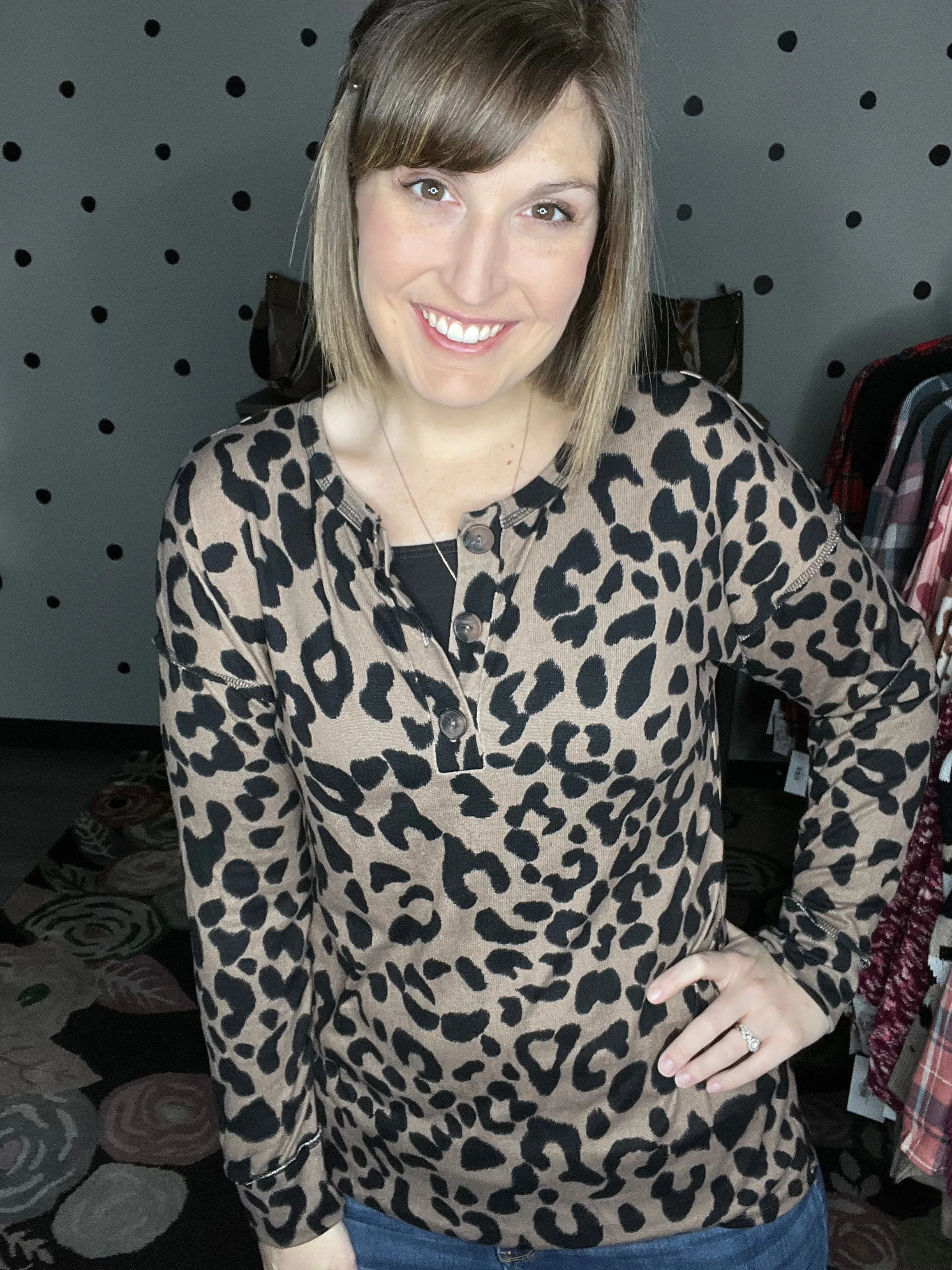 Mocha Leopard Long Sleeve