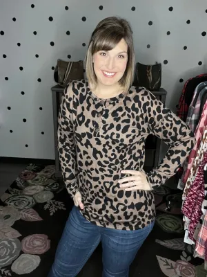 Mocha Leopard Long Sleeve