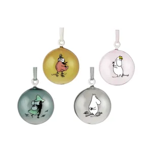 Moomin Glass Ball Ornament Gift Set