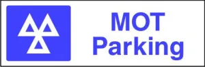 MOT Parking sign