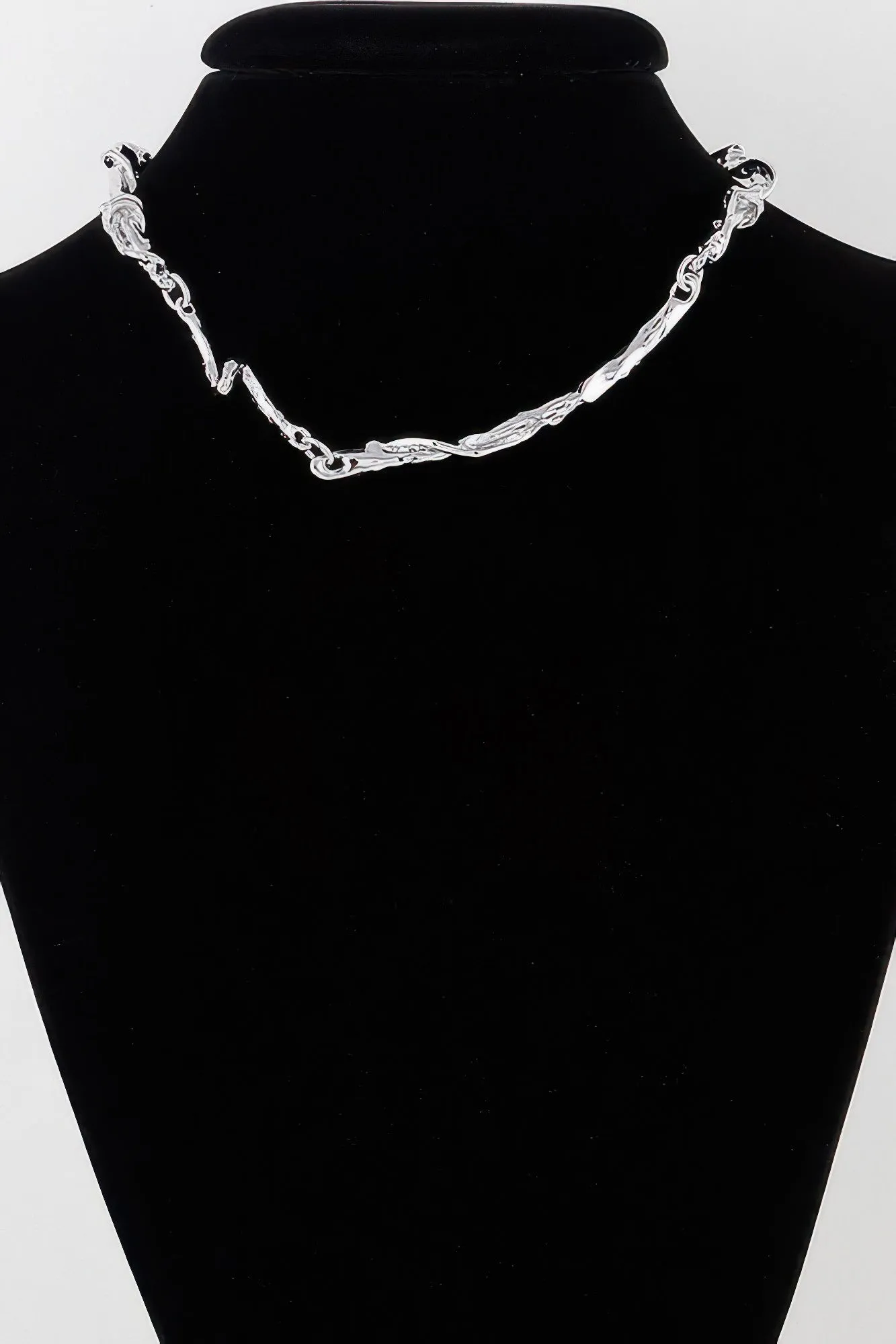 Multi Twisted Abstract Necklace