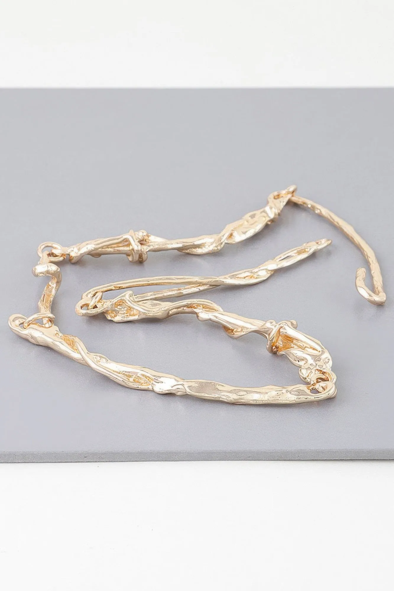 Multi Twisted Abstract Necklace