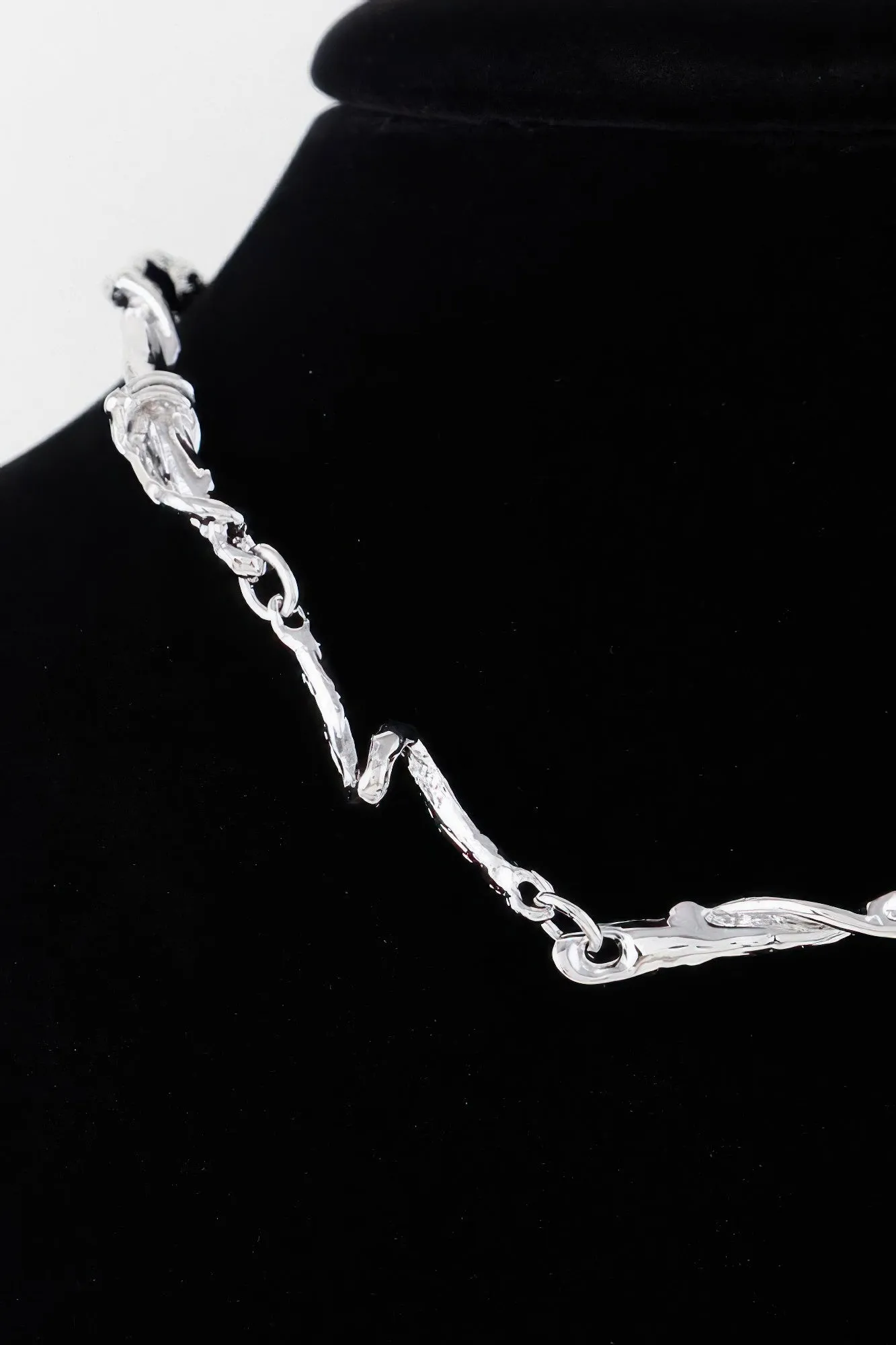 Multi Twisted Abstract Necklace