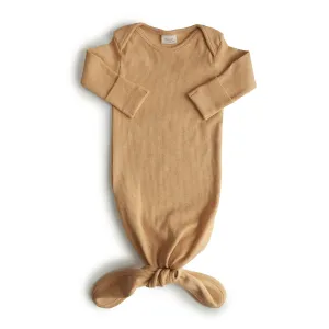 Mushie Knotted Gown | Mustard