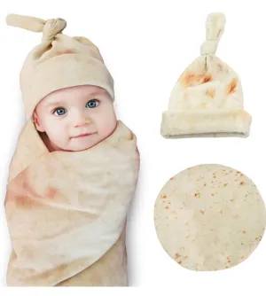 My Little Tortilla Blanket and Cap Set