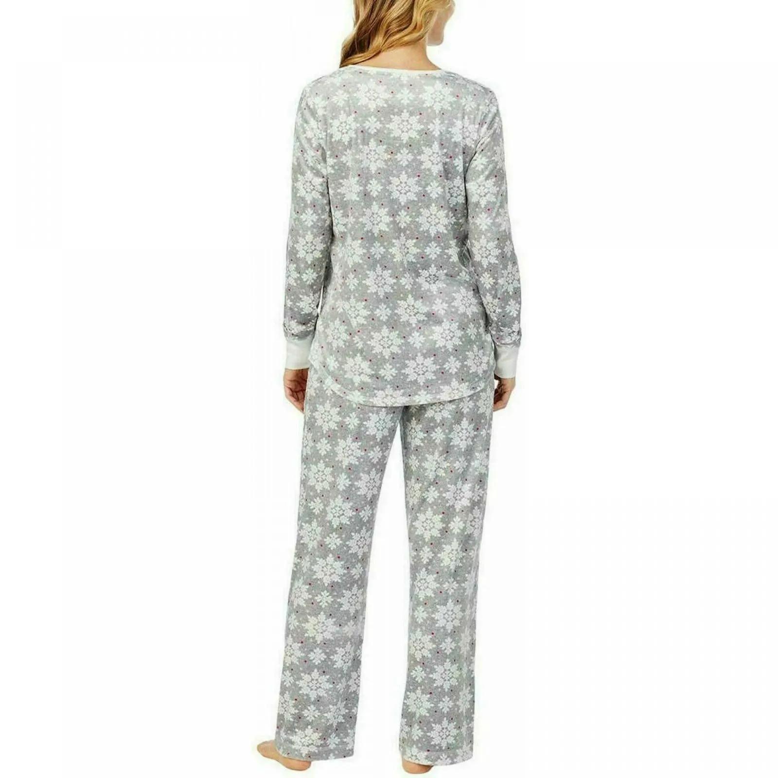 Nautica Women's 2 Piece Cozy Fleece Pajama Set