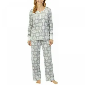 Nautica Women's 2 Piece Cozy Fleece Pajama Set