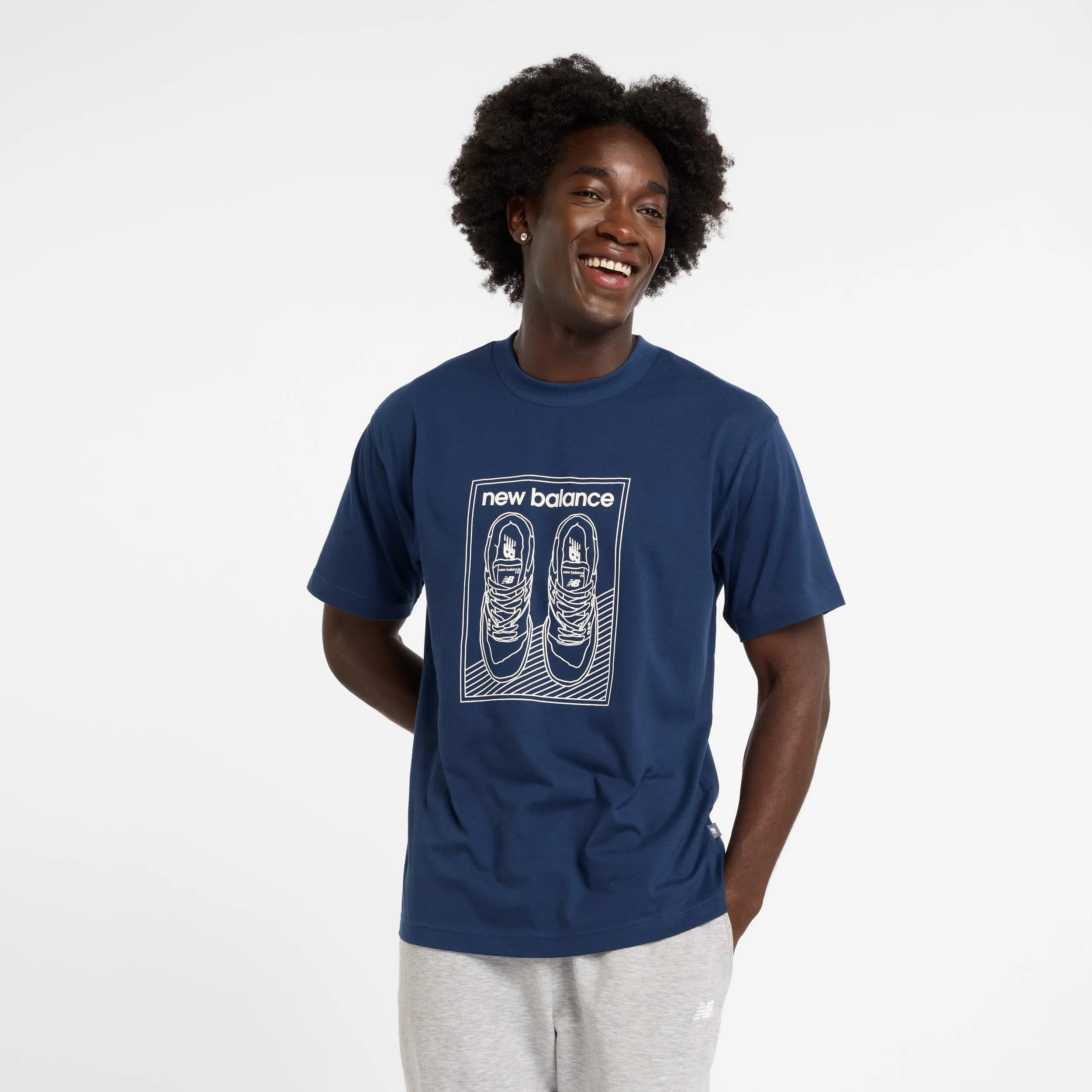 New Balance Relaxed 550 Mens Tee