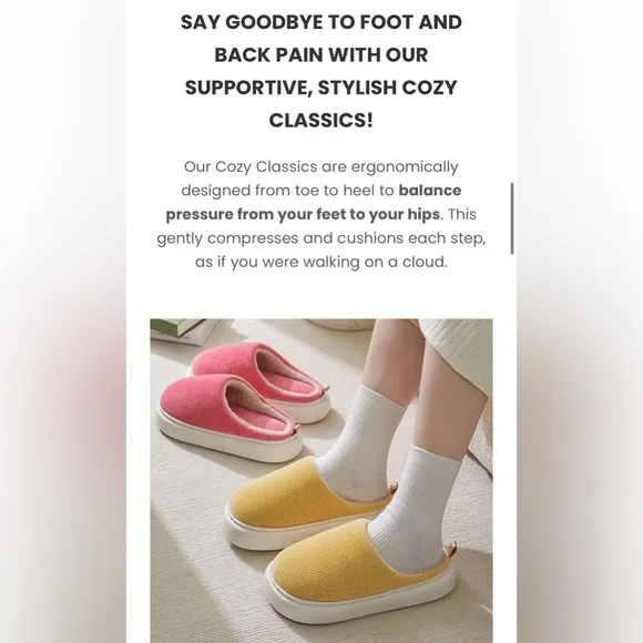 NEW! Cloudies - Cozy Slipper