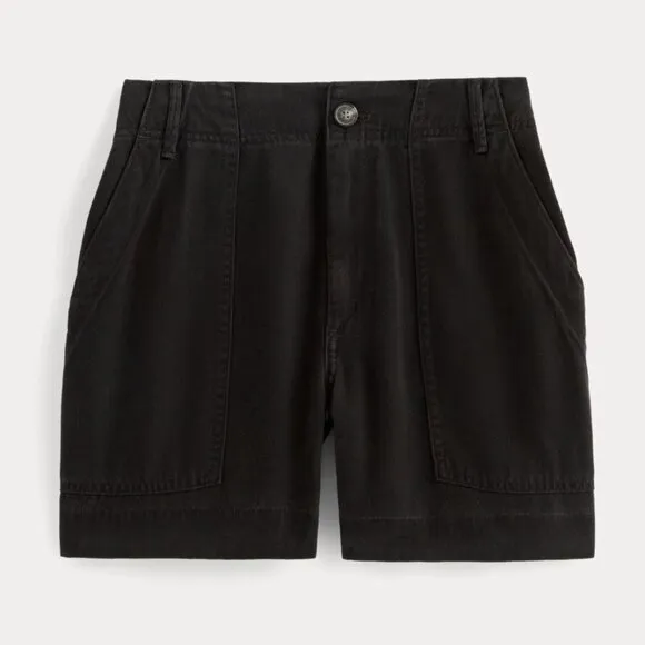 NEW Everlane The Utility Short in Buttersoft Womens 8 Black