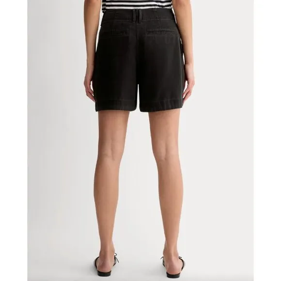 NEW Everlane The Utility Short in Buttersoft Womens 8 Black