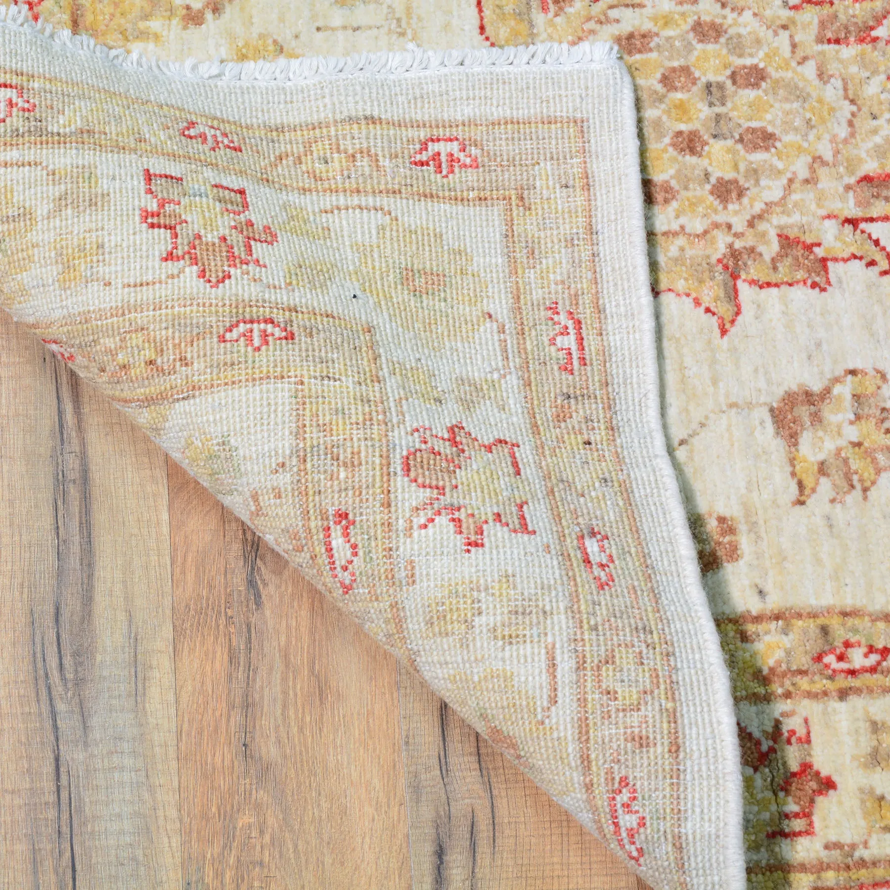 New Peshawar Chobi Oushak Design Handmade Wool Rug (Size 2.9 X 8.1) Cwrsf-1971