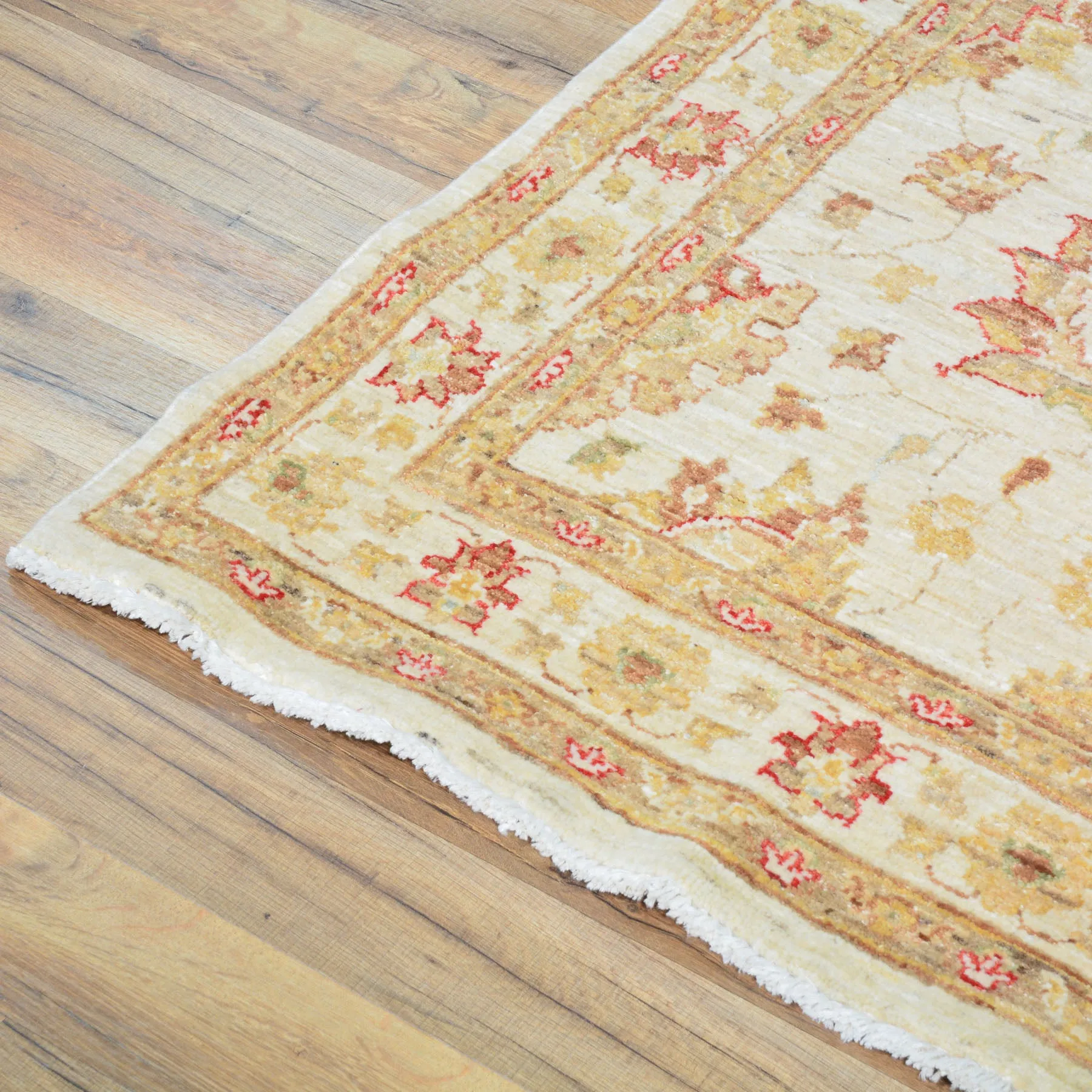 New Peshawar Chobi Oushak Design Handmade Wool Rug (Size 2.9 X 8.1) Cwrsf-1971