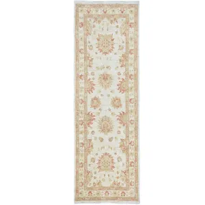 New Peshawar Chobi Oushak Design Handmade Wool Rug (Size 2.9 X 8.1) Cwrsf-1971