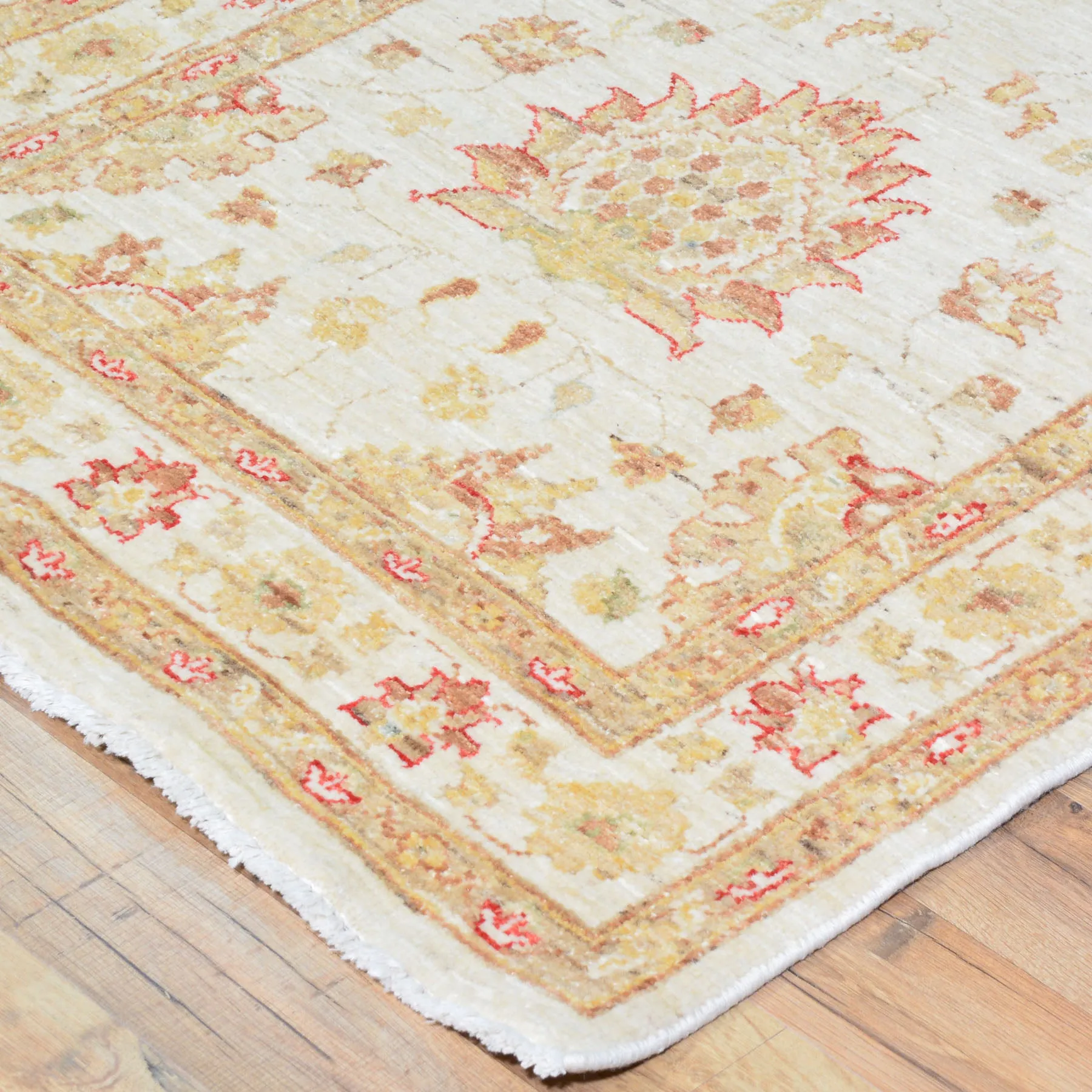 New Peshawar Chobi Oushak Design Handmade Wool Rug (Size 2.9 X 8.1) Cwrsf-1971