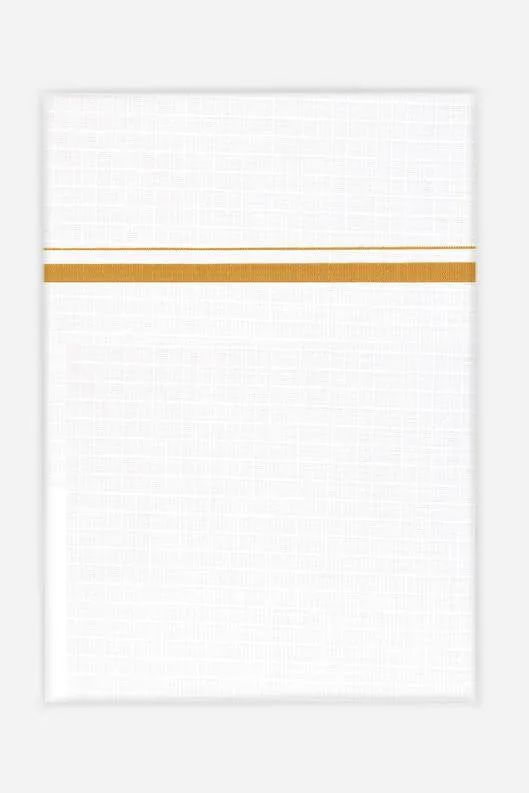 Nikon - Mustard Yellow Single Layered Dhoti For Men | Uathayam