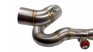 NINJA650/Z650 TWISTED SILVER ELBOW (IMPORTED)