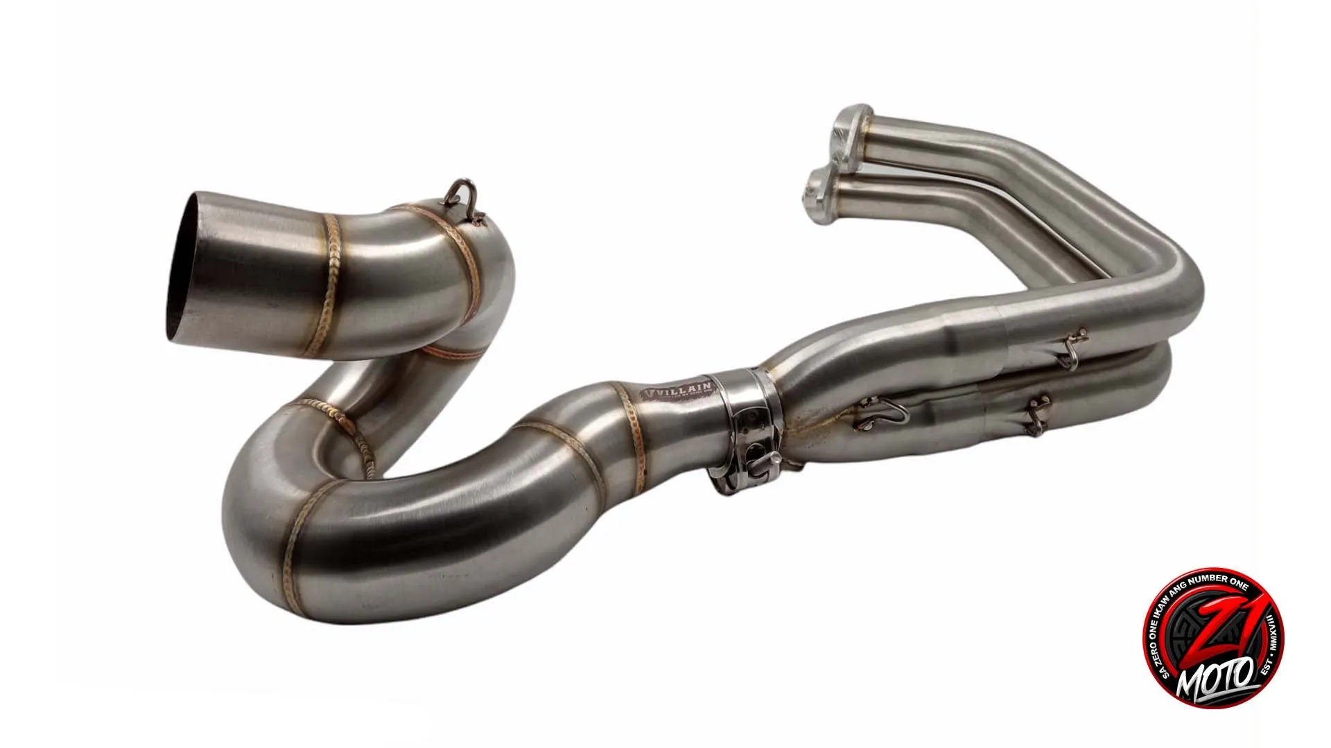 NINJA650/Z650 TWISTED SILVER ELBOW (IMPORTED)