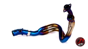 NINJA650/Z650/VERSYS UNDER STRAIGHT TITANIUM ELBOW (IMPORTED)
