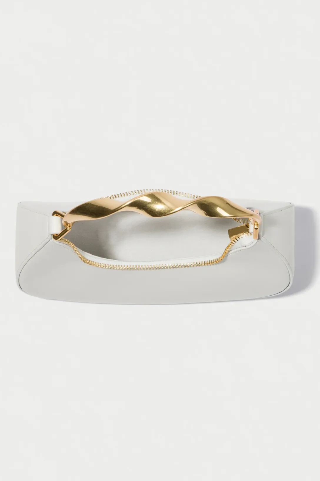 Nixi Twist Handle Hobo Bag | Ivory