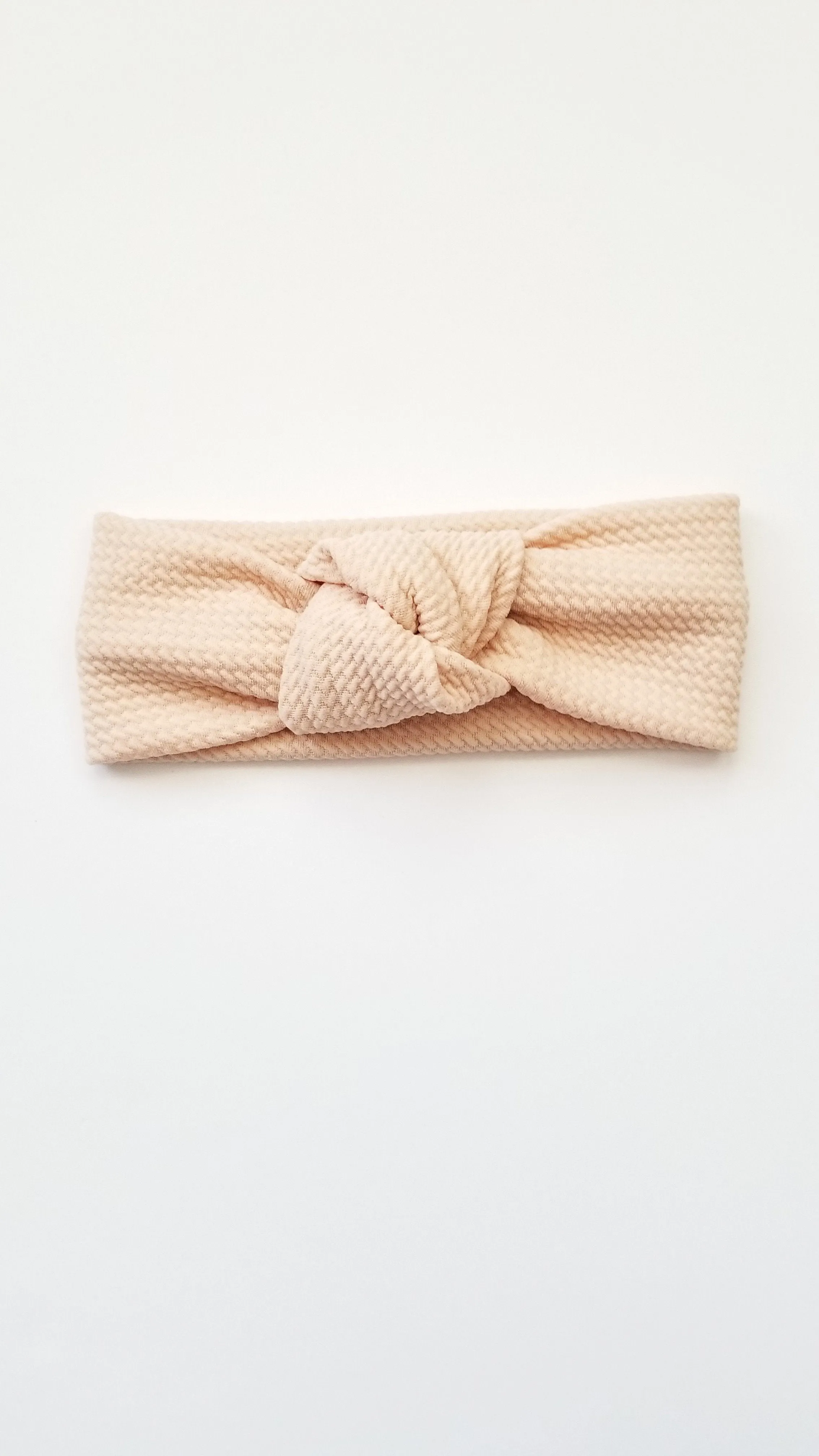 Nova Textured Knot Headband | Nude Mommy And Me Headband