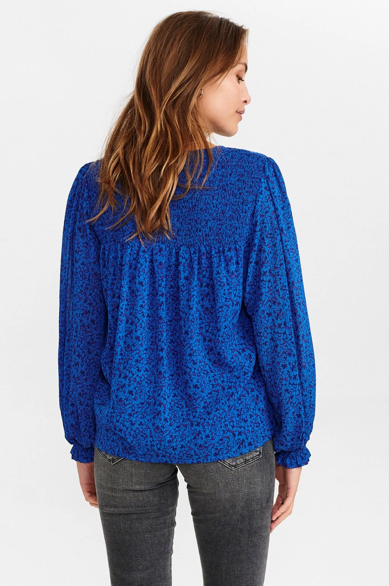 NUCALTUM BLOUSE - Princess Blue