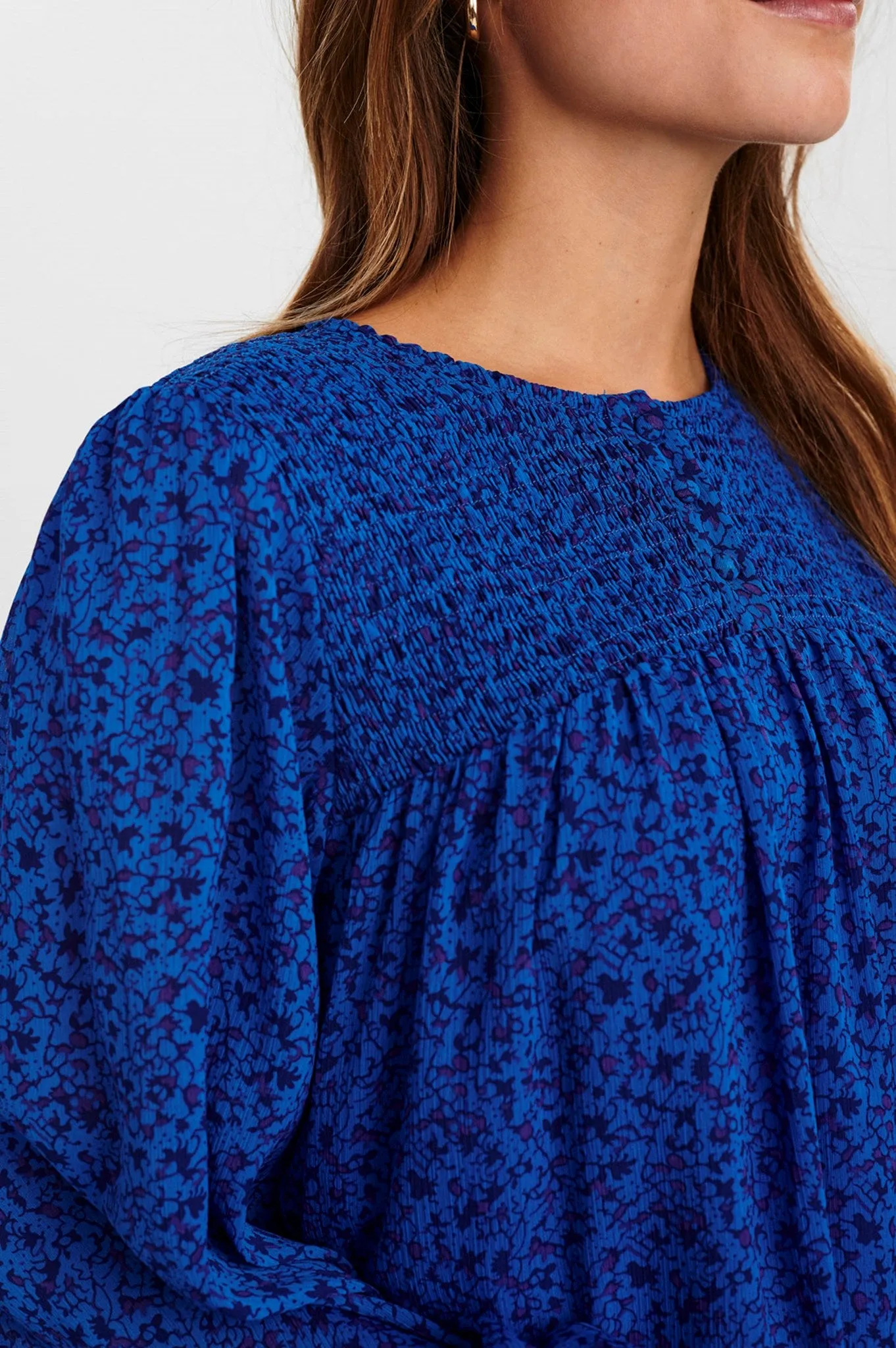 NUCALTUM BLOUSE - Princess Blue