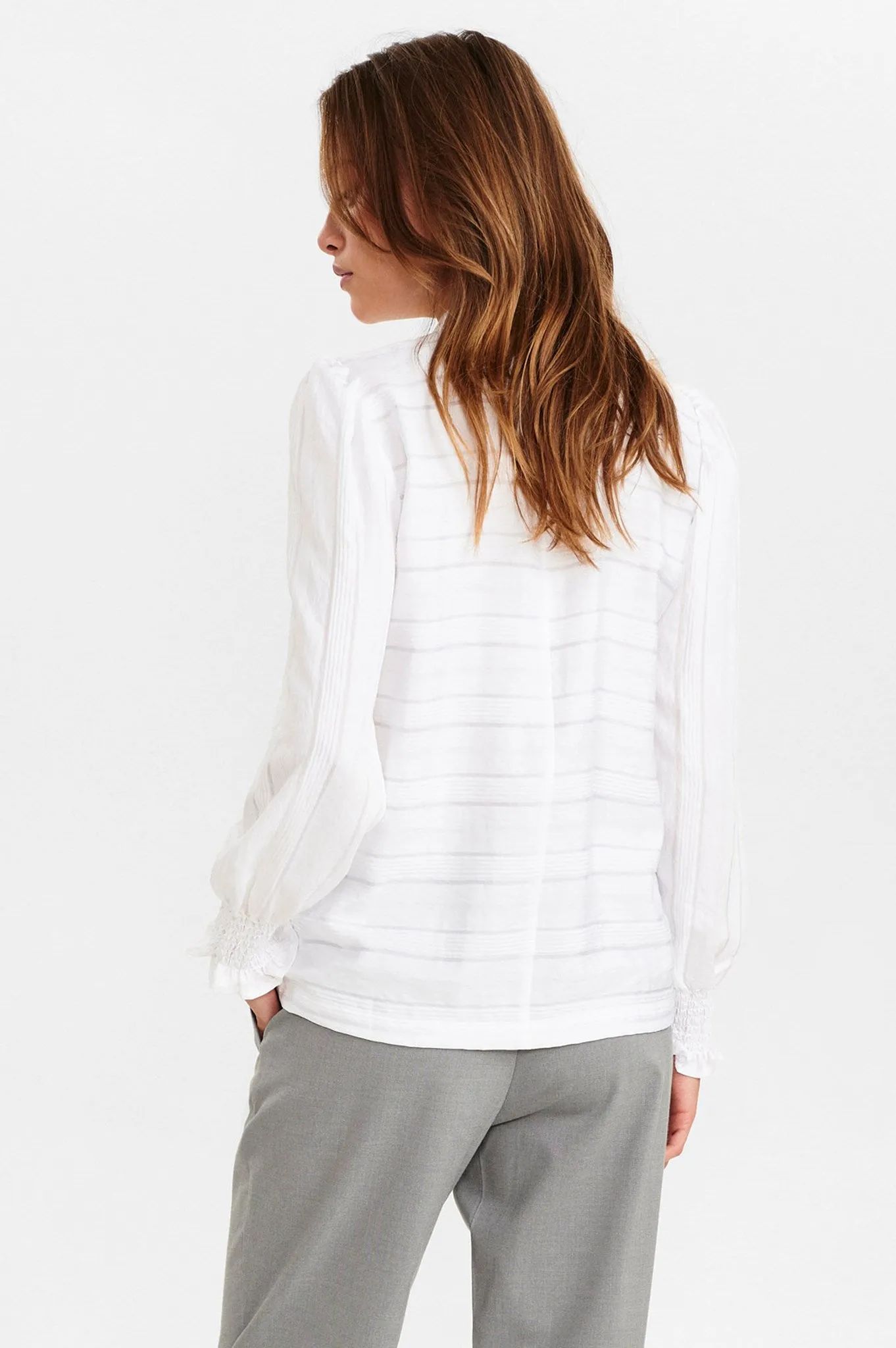 NUCHESNEY BLOUSE - Bright White