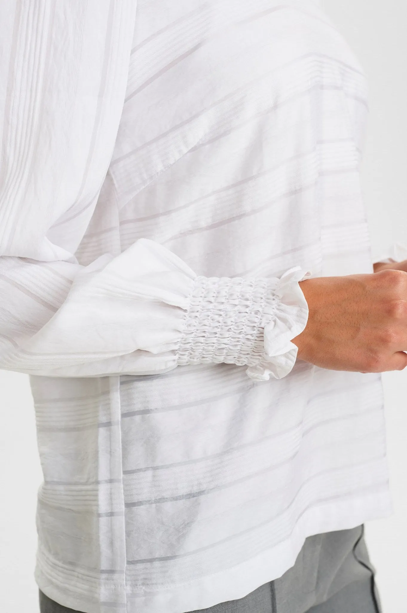 NUCHESNEY BLOUSE - Bright White
