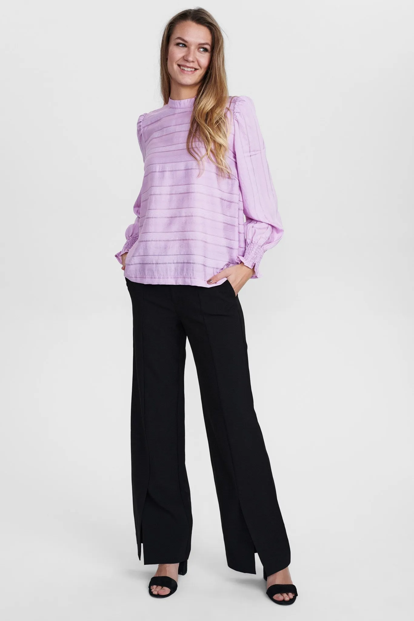 NUCHESNEY BLOUSE - Orchid Bouquet