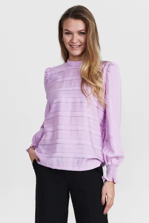 NUCHESNEY BLOUSE - Orchid Bouquet