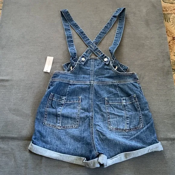 NWT Anthropologie Plicro Slouchy Overall Shorts